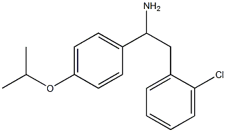 2-(2-chlorophenyl)-1-[4-(propan-2-yloxy)phenyl]ethan-1-amine Struktur