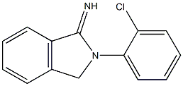 2-(2-chlorophenyl)-2,3-dihydro-1H-isoindol-1-imine Struktur