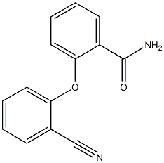 2-(2-cyanophenoxy)benzamide Struktur