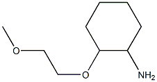 2-(2-methoxyethoxy)cyclohexan-1-amine Struktur