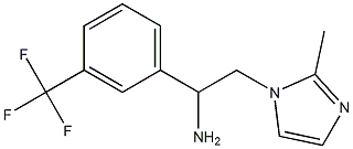 2-(2-methyl-1H-imidazol-1-yl)-1-[3-(trifluoromethyl)phenyl]ethanamine Struktur