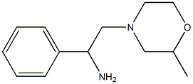 2-(2-methylmorpholin-4-yl)-1-phenylethanamine Struktur