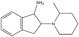 2-(2-methylpiperidin-1-yl)-2,3-dihydro-1H-inden-1-ylamine Struktur