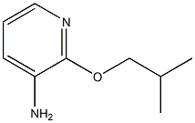 2-(2-methylpropoxy)pyridin-3-amine Struktur