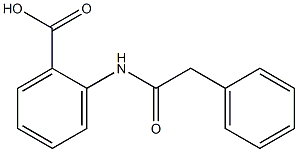 2-(2-phenylacetamido)benzoic acid Struktur