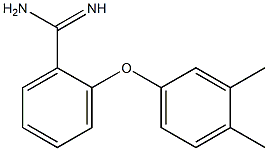 2-(3,4-dimethylphenoxy)benzene-1-carboximidamide Struktur