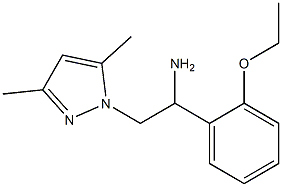 2-(3,5-dimethyl-1H-pyrazol-1-yl)-1-(2-ethoxyphenyl)ethanamine Struktur