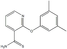 2-(3,5-dimethylphenoxy)pyridine-3-carbothioamide Struktur