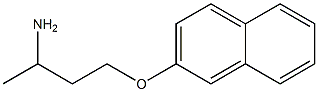 2-(3-aminobutoxy)naphthalene Struktur