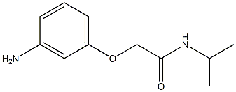 2-(3-aminophenoxy)-N-isopropylacetamide Struktur