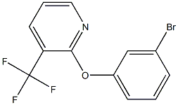 2-(3-bromophenoxy)-3-(trifluoromethyl)pyridine Struktur