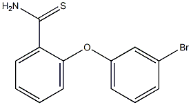 2-(3-bromophenoxy)benzene-1-carbothioamide Struktur