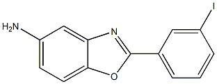 2-(3-iodophenyl)-1,3-benzoxazol-5-amine Struktur