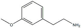 2-(3-methoxyphenyl)ethan-1-amine Struktur