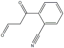 2-(3-oxopropanoyl)benzonitrile Struktur