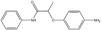 2-(4-aminophenoxy)-N-phenylpropanamide Struktur