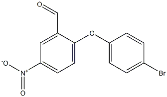 2-(4-bromophenoxy)-5-nitrobenzaldehyde Struktur