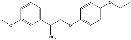 2-(4-ethoxyphenoxy)-1-(3-methoxyphenyl)ethanamine Struktur