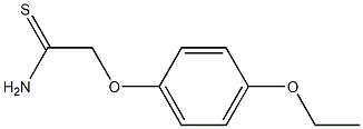 2-(4-ethoxyphenoxy)ethanethioamide Struktur