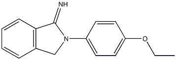 2-(4-ethoxyphenyl)-2,3-dihydro-1H-isoindol-1-imine Struktur