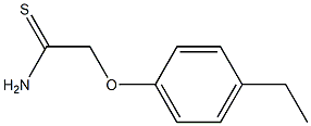 2-(4-ethylphenoxy)ethanethioamide Struktur