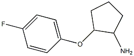 2-(4-fluorophenoxy)cyclopentanamine Struktur