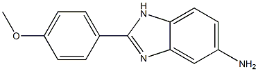 2-(4-methoxyphenyl)-1H-benzimidazol-5-amine Struktur