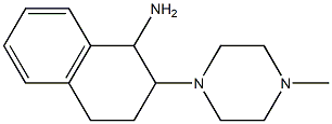 2-(4-methylpiperazin-1-yl)-1,2,3,4-tetrahydronaphthalen-1-amine Struktur