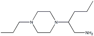 2-(4-propylpiperazin-1-yl)pentan-1-amine Struktur