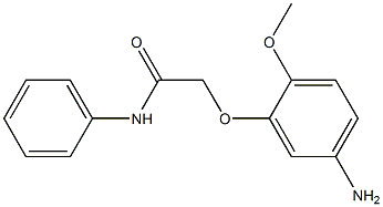 2-(5-amino-2-methoxyphenoxy)-N-phenylacetamide Struktur