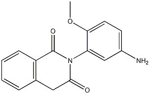 2-(5-amino-2-methoxyphenyl)-1,2,3,4-tetrahydroisoquinoline-1,3-dione Struktur