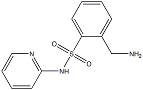 2-(aminomethyl)-N-pyridin-2-ylbenzenesulfonamide Struktur