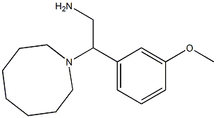 2-(azocan-1-yl)-2-(3-methoxyphenyl)ethan-1-amine Struktur