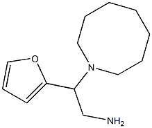 2-(azocan-1-yl)-2-(furan-2-yl)ethan-1-amine Struktur