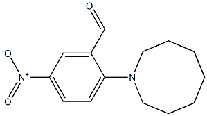 2-(azocan-1-yl)-5-nitrobenzaldehyde Struktur