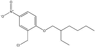 2-(chloromethyl)-1-[(2-ethylhexyl)oxy]-4-nitrobenzene Struktur