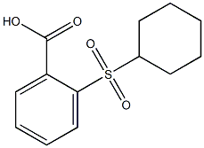 2-(cyclohexanesulfonyl)benzoic acid Struktur