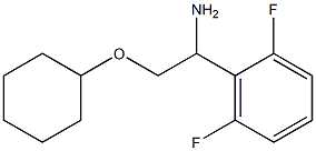 2-(cyclohexyloxy)-1-(2,6-difluorophenyl)ethanamine Struktur