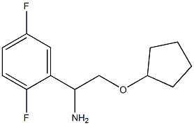 2-(cyclopentyloxy)-1-(2,5-difluorophenyl)ethanamine Struktur