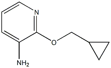 2-(cyclopropylmethoxy)pyridin-3-amine Struktur