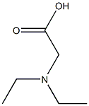 2-(diethylamino)acetic acid Struktur