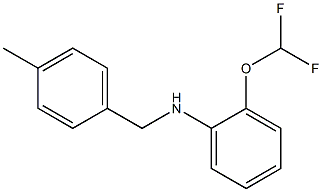 2-(difluoromethoxy)-N-[(4-methylphenyl)methyl]aniline Struktur