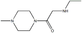 2-(ethylamino)-1-(4-methylpiperazin-1-yl)ethan-1-one Struktur