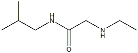 2-(ethylamino)-N-(2-methylpropyl)acetamide Struktur