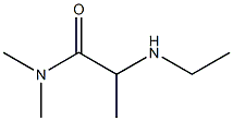 2-(ethylamino)-N,N-dimethylpropanamide Struktur