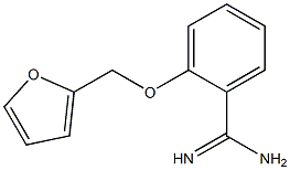 2-(furan-2-ylmethoxy)benzene-1-carboximidamide Struktur