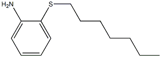 2-(heptylsulfanyl)aniline Struktur