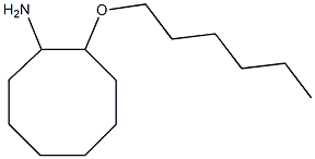 2-(hexyloxy)cyclooctan-1-amine Struktur