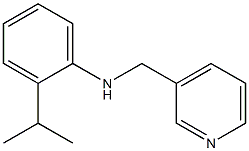 2-(propan-2-yl)-N-(pyridin-3-ylmethyl)aniline Struktur