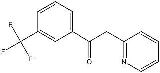 2-(pyridin-2-yl)-1-[3-(trifluoromethyl)phenyl]ethan-1-one Struktur